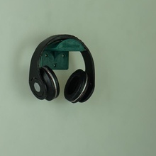 simplistic headphone holder designed jack durham gadgets & electronics competition-linus-tech-tips-headphone-design 3d print model - Mito3D