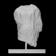 mujer diosa escanear busto mitología romano escultura estatua Saco mármol religión taller 3dprint italiano 3dscan sayo chitona himaton 3d print model - Mito3D