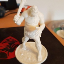 angry ogre tabletop 3d print model - Mito3D