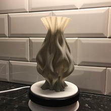 flamme vase 2 jardin pot remix 3d print model - Mito3D