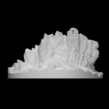 roche rock Cornualles escanear punto referencia Bretaña 3d print model - Mito3D