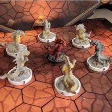 Gloomhaven monstro rasgando Drake borda jogos Dragão 3d print model - Mito3D