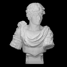 Marcus Antonius analyse buste visage homme portrait terre cuite toulouse Marc citadelle 3d print model - Mito3D