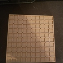 10 1 cm square grid 3d art decorations fun pixels base mosaic tiles projects graph 1cm 3d print model - Mito3D