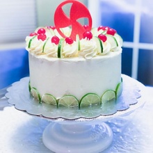 menta pastel sombrero copa jardín caramelo 3d print model - Mito3D