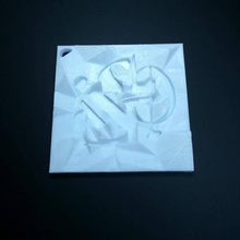 mountain corespondence sigil wall deco & garden tinkercad 3d print model - Mito3D