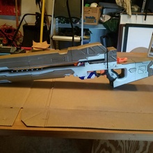 railgun halo 5 Fai pistola alone xbox rotaia 3d print model - Mito3D
