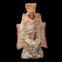 in piedi maschio figura copricapo scansione figurina messicano dipingere strutturato argilla 3d print model - Mito3D