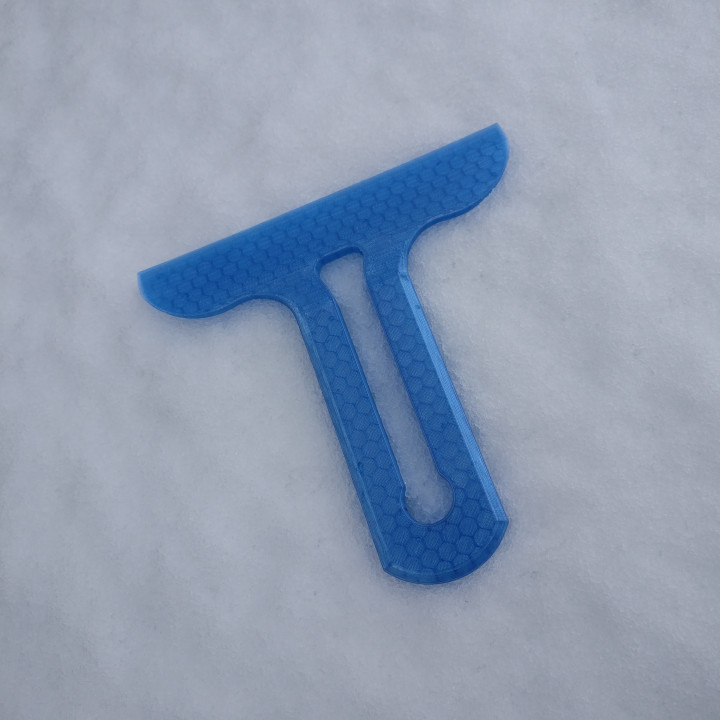 glace grattoir neige 3D print model - Mito3D