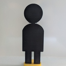 portal 2 - bendy animation figure 3d print model - Mito3D
