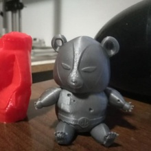 Deadpool panda hayran Sanat Yazdır Şirin Görüntüle kolay heykelcik oyunlar film kırmızı tv Kostüm oyunu minyatür masaüstü diyorama minis Chibi vitrin 3d print model - Mito3D