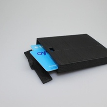 carta credito box giardino 3d print model - Mito3D