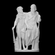 Hercule omphalus analyse romain statue marbre 3d print model - Mito3D