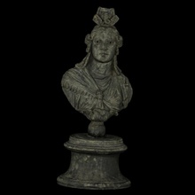 bust isis scan 3d print model - Mito3D