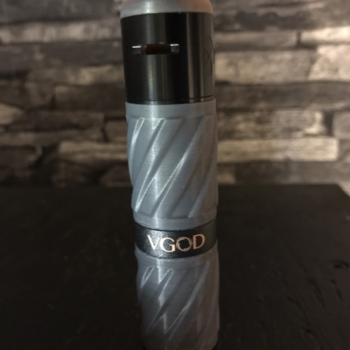 vgod mech kit 2 rigato tubo nube liquido svapare mod vapore rda 3D print model - Mito3D