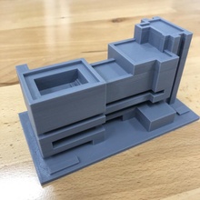 modern office building education 3d print model - Mito3D