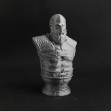kratos - v2 support free edition fan art bust godofwar sculptuire 3d print model - Mito3D