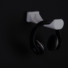 design organico headphone stand gadgets elettronica concorso linus tech consigli cuffie 3d print model - Mito3D