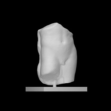 tronco jovem homem Varredura mármore 1st teatro museo verona século ad Archeo romano 3d print model - Mito3D