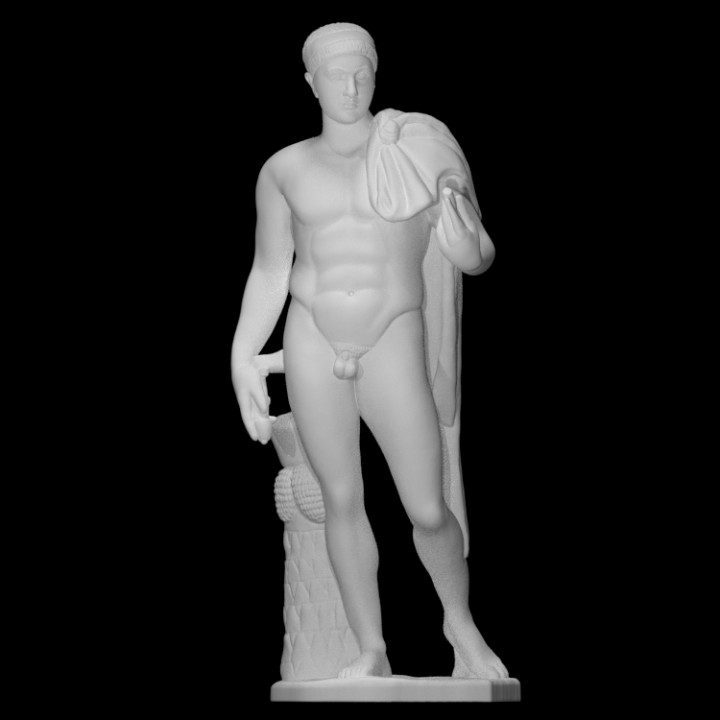 portrait alexander severus scan marble napoli museo di archeologico nazionale 3D print model - Mito3D