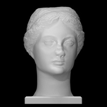 marble head aphrodite scan museum limassol archaeological 3d print model - Mito3D