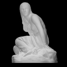 circasso schiavo scansione collezione Inghilterra statua marmo wallace monti raffaele 3d print model - Mito3D