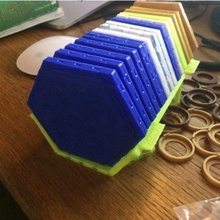 catan tile holder board games storage settlers settlersofcatan 3d print model - Mito3D