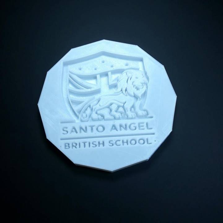 escudo britânico ventilador arte tinkercad 3D print model - Mito3D