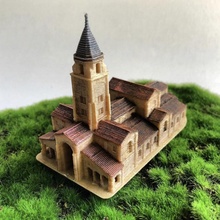 san pedro kilise ispanya mimari bina tapınak şakak mabet kule Avrupa kale katedral dönüm noktası mimar bazilika mini dünya espa Asturias Xixon 3d print model - Mito3D