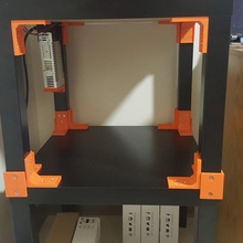 Mangel Halterung Tabelle Ikea Gehege 3d print model - Mito3D