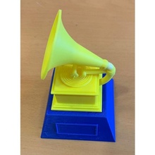 Grammy premio música 3d print model - Mito3D
