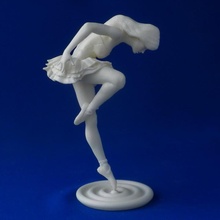 negro cisne educación figurilla niña escultura personaje bailarín ballet 3d print model - Mito3D
