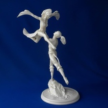 oiseau feu éducation figurine fille homme sculpture Danseur ballet danse couple 3d print model - Mito3D