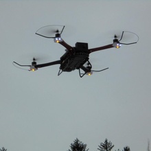 450 quadrocopter long version gadgets & electronics quadcopter quad copter dji dji450 3d print model - Mito3D