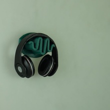 sine - headphone wall mount soundwave design gadgets & electronics competition-linus-tech-tips-headphone-design 3d print model - Mito3D
