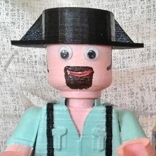 Lego Riese Wache bürgerlich Tricornio Spielzeuge Spiele Puppen 3d print model - Mito3D