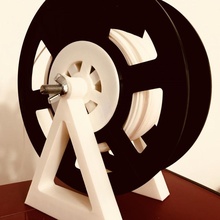 porta carretel filamento suporte 3d print model - Mito3D