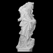 umiltà scansione classico greco modello romano scultura cranio statua donna 3dprint 3dscan Abiti terracotta allegoria scolpito 3d print model - Mito3D