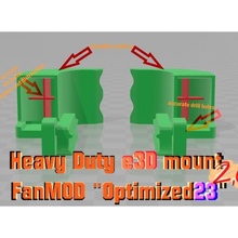 lourd devoir e3d monter fanmod optimized23 construire 3d imprimante ventilateur cr10 am8 5013 3d print model - Mito3D