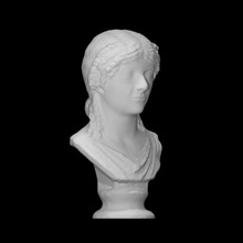 Vesika Agrippina genç taramak büst prenses Napoli müze di julio Claudian arkeolojik Ulusal 3d print model - Mito3D