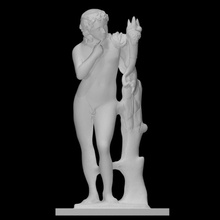 figurilla harpokrates escanear egipcio horus estatua isis museo osiris Tesalónica archao 3d print model - Mito3D