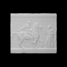 Platte einstellen kadous Chrysippos Scan Museo maffeiano Lapidarium 3d print model - Mito3D