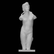 statue aphrodite scan marble museum cyprus archeological 3d print model - Mito3D
