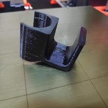 sample coil holder 25mm shelving racking shelf chrome 3d print model - Mito3D