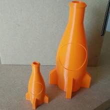 nuka Cola garrafa vaso cair nukacola 3d print model - Mito3D