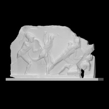 lajes Amazonas friso 5 Varredura pedra britânico museu part3 3d print model - Mito3D