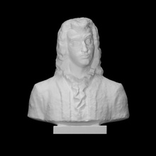 busto desconocido hombre escanear isla vasilevskiy 3d print model - Mito3D