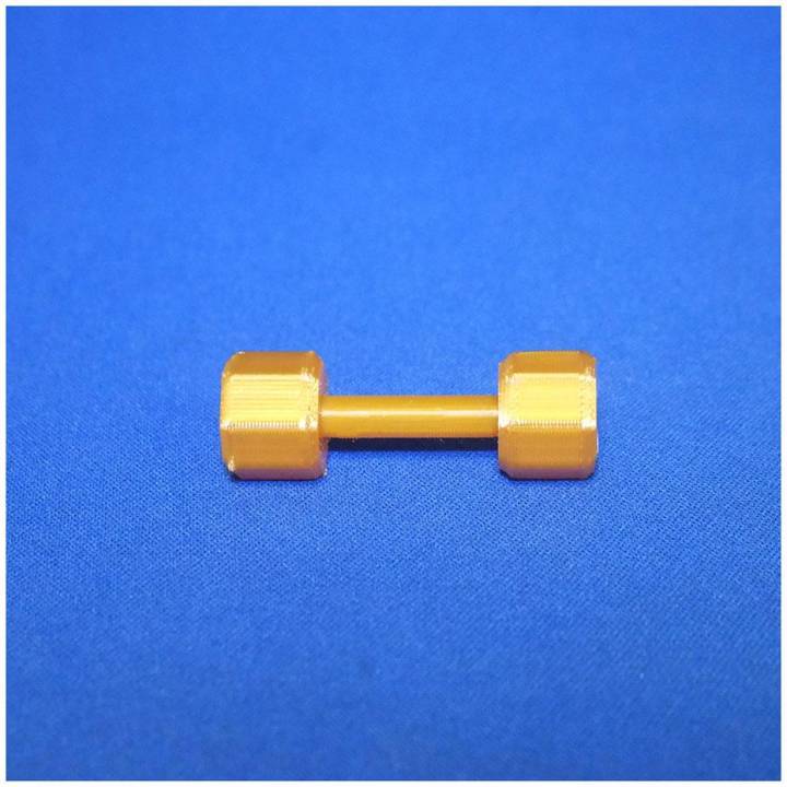 dumbbell workout weights 3D print model - Mito3D