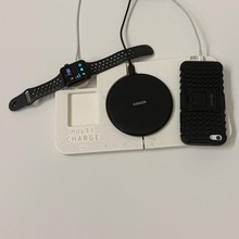 multi charge pad Mela negozio i phone Telefono orologio caricare base ricarica smartassistant3d 3d print model - Mito3D