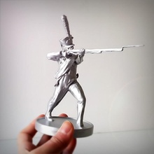 Rusça piyade 1812 oyuncaklar oyunlar heykelcik asker Napolyon 3d print model - Mito3D